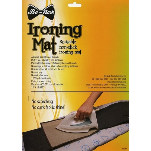 Bo-Nash Reusable Non Stick Ironing Mat 10in x 13-5/8in
